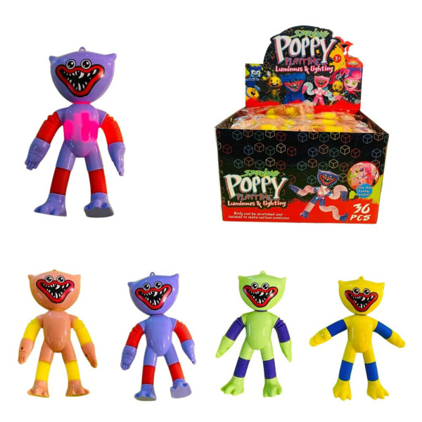 7130 SS Герої Poppy PlayTime, підсвічування регулюються кінцівки, 3 кольори, 36 штук у коробці