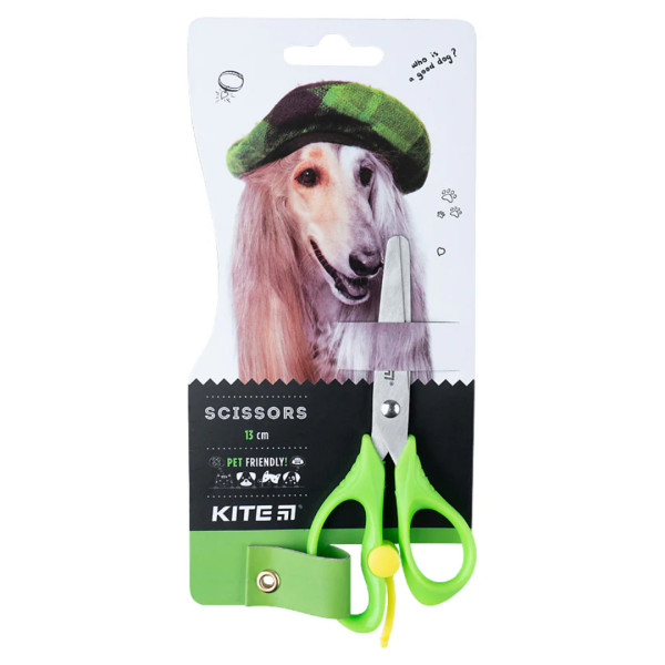 22-129 К Ножиці  дитячі з пружиною, 13см  Kite Dogs