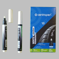 8586 Маркер Permanent CENTROPEN білий