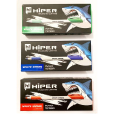 811 HG Ручка гелева Hiper White Shark 0,6 мм