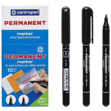 2846 Маркер CENTROPEN, чорний,червоний тонкий 1мм