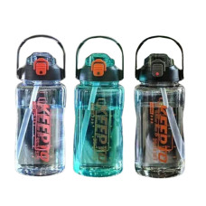 59514 С  Пляшка для води,  1200ml  3 кольори