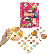 3004-01 VT Гра магнітна Vladi Toys Торт, 6 основ, 41 магнітний елемент