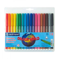 7550/18 Фломастери Color World 18 кольорів