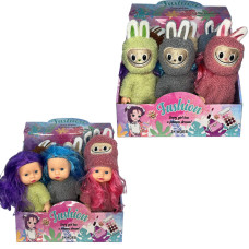 6004 В Лялька у костюмі Лабубу, мікс видів, 6 шт, у коробці.