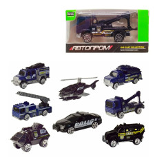 7629 Машина АВТОПРОМ 1: 64, 8 видів, у коробці. 8*5*5см