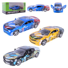 74187 АР Машина метал АВТОПРОМ, 1:32, 3 кольори, відкриваються двері