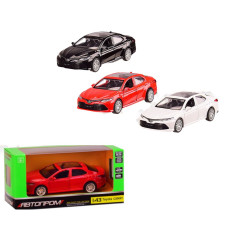 4339 Машина мет. АВТОПРОМ  1: 43 Toyota CAMRY, 3 кольор., відк.двері, короб. 14, 5 * 6, 5 * 7см