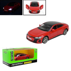 68721 Машина мет. АВТОПРОМ  1:36 Audi E-tron GT, батар, світ., звук, відкр.двері, короб.18 * 9 * 8