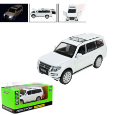 68463 W Машина мет. АВТОПРОМ 1:33 Mitsubishi Pajero 4WD Turbo, батар, світ., звук, відкр.двері, коро