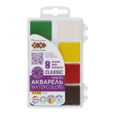 6582 Акварель Zibi Classic 8 кольорів
