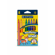 8773 Фломастери  Brush 8 шт.