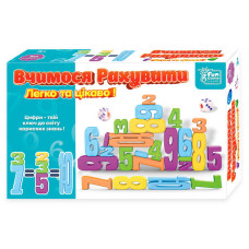 44735 Математична гра Вчимося рахувати 4FUN Game Club, 30 елементів, кубик, в коробці