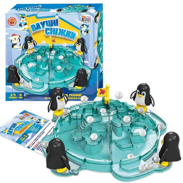 32193  Гра настільна Влучні Сніжки 4FUN Game Club