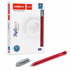 130-06 UX  Ручка гелева Trigel ,червона