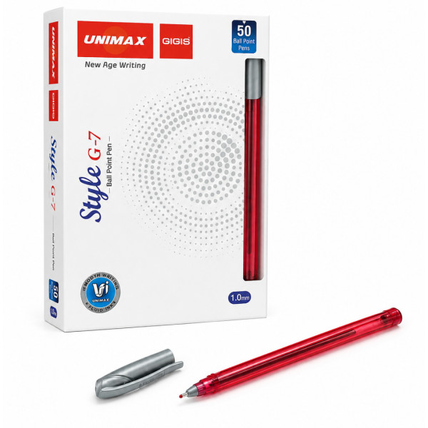 130-06 UX  Ручка гелева Trigel ,червона
