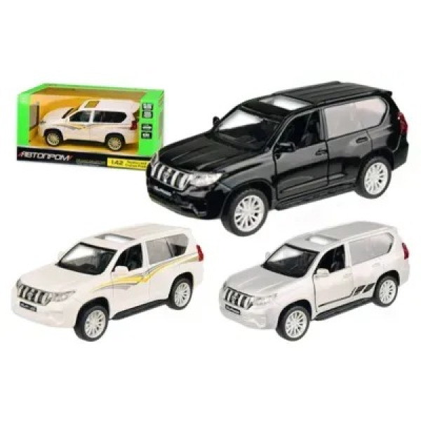 4327 Машина металева АВТОПРОМ Land Cruiser Prado, відчиняються двері