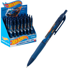 24-039 HW Ручка кулькова автоматична Kite Hot Wheels синя