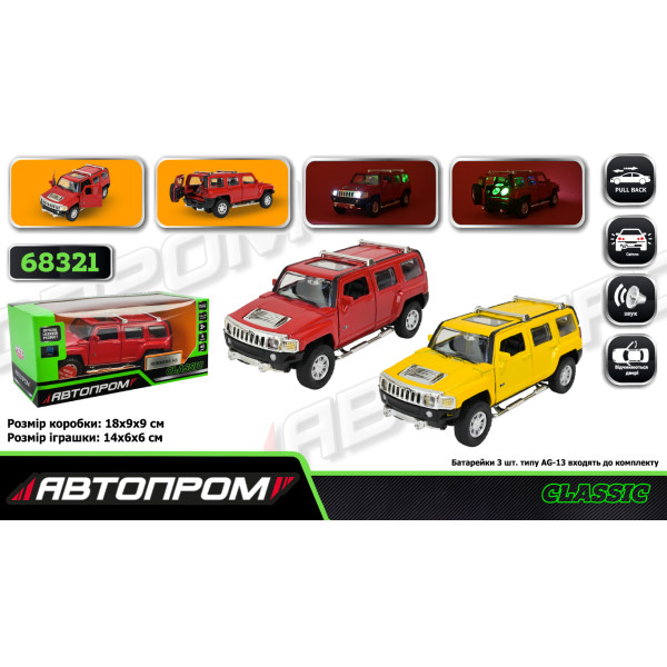 68321 Машина мет. АВТОПРОМ
