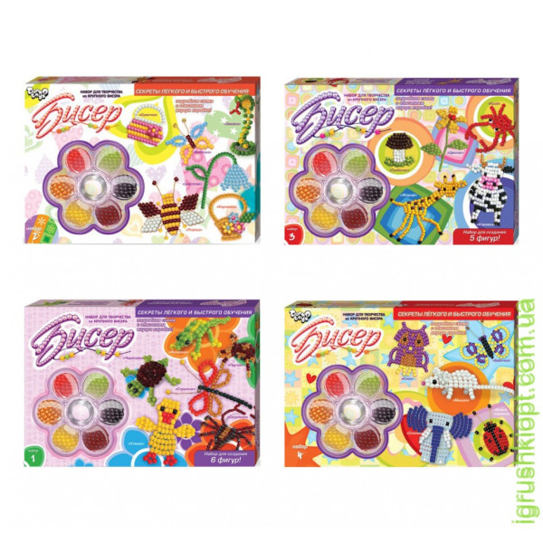 Набор бисера Средний в коробке Danko toys