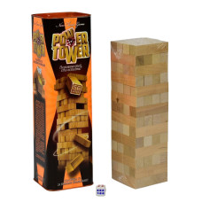Гра настільна Power Tower, 56 брусків, у металевій коробці Danko Toys