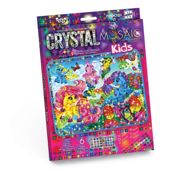 Креативне творчість CRYSTAL MOSAIC KIDS