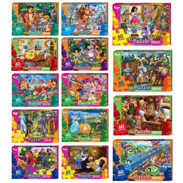 Пазли 60 зл. Danko Toys