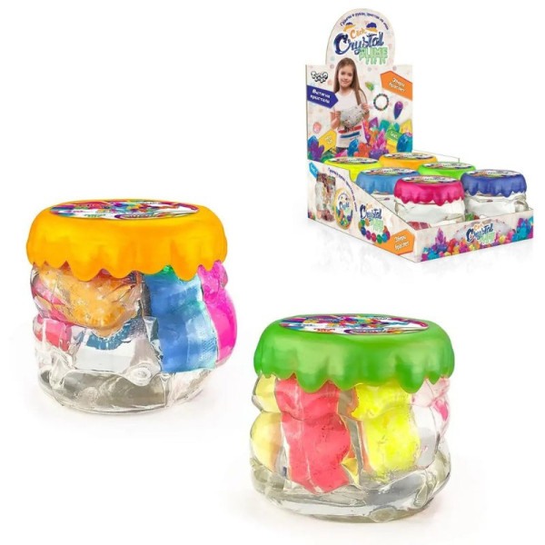 В'язка маса Rainbow Fluffy Slime, 400г. Danko Toys