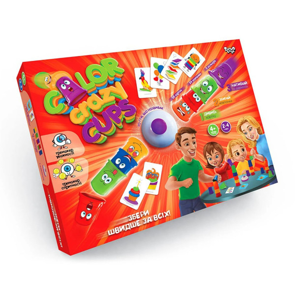 Гра настільна Color Crazy Cubes Danko Toys