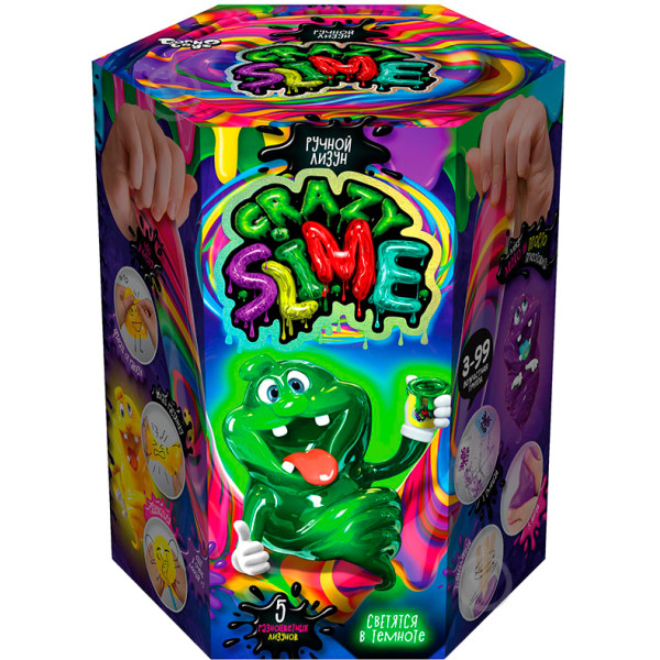 Набір для проведення дослідів  Crazy Slime в тубе