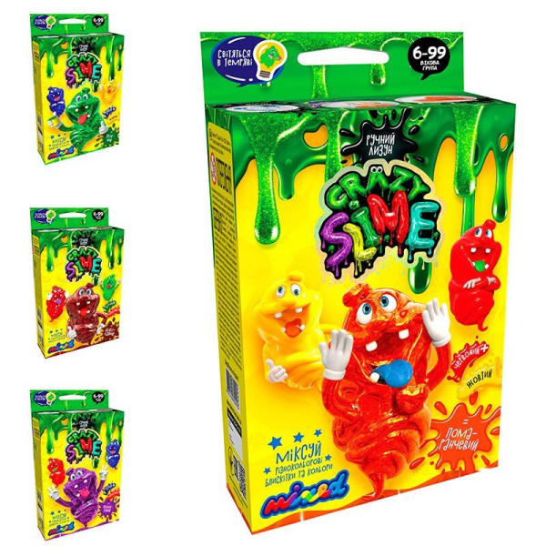 Набір Crazy Slime МІНІ в коробочці