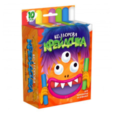 Крейда кольорова велика 10 кольорів Danko Toys