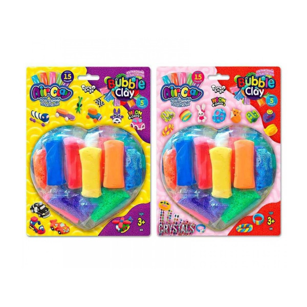 Тісто для ліплення Air clay+bubble Danko Toys