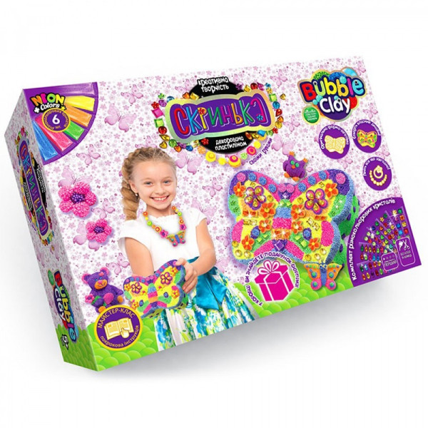 Креативно творчість Скринька декорована пластиліном Danko Toys