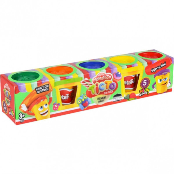 Тісто для ліплення Danko Toys Master Do 5 банок * 50г