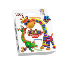Тісто для ліпки Danko Toys AIR CLAY 10 кольорів, в коробці