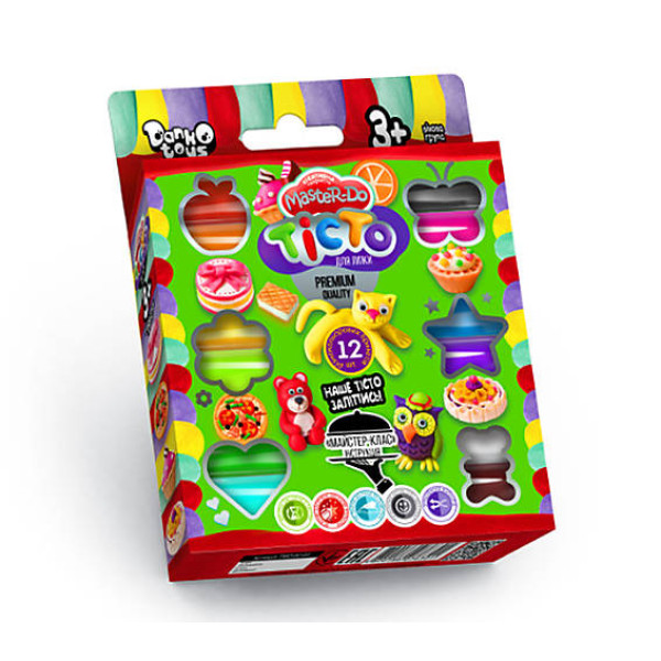 Тісто для ліплення Danko Toys Master Do 12шт * 20г