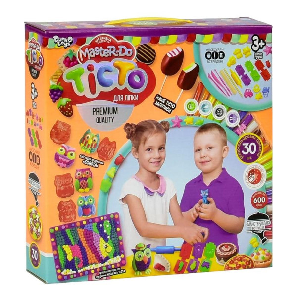 Тісто для ліплення Danko Toys Master Do 30 кольорів, в коробці