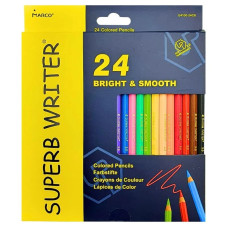 4100-24СВ Олівці 24 кольори шестиграні Super Writer Marko