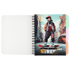 681960 Зошит А5 144арк  пласт обкл Street guy Yes