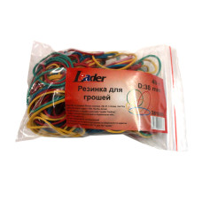 381050 Гумка для денег 40г кольорова Leader