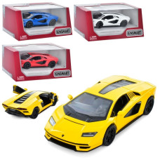 5437 KT/W Машина KINSMART LAMBORGHINI COUNTACH, 4 кольори, метал, інерція, відкр.двері, в коробці