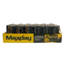 Батарейки R14 MAXDAY 12 шт в коробці