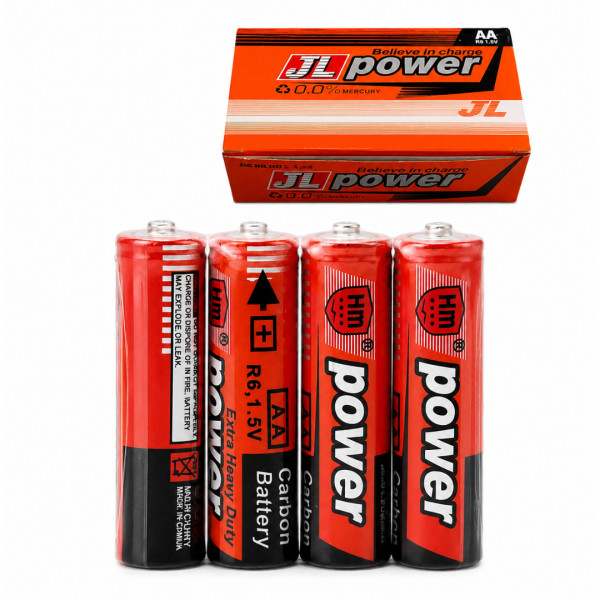 Батарейки POWER АА, 1,5v, 60 штук у коробці