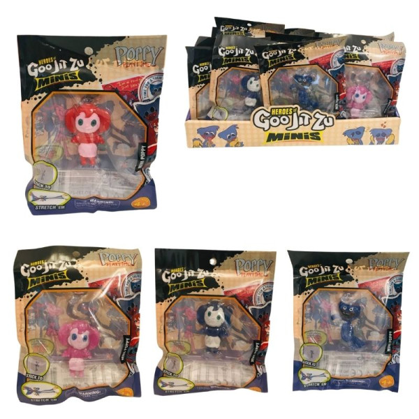 335-21 Герої POPPY playtime, тягучки, 4 види, в пакеті