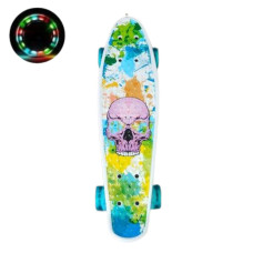 29661 Скейт пенніборд Best board, колеса PU, світяться, d=4.5 см, дошка=55 см,