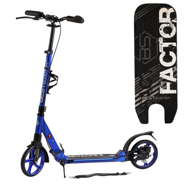 72725 BS Самокат алюмінієвий Best Scooter ручне дискове гальмо, діаметр коліс - 200мм, в коробці