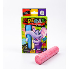 Крейда для малювання на асфальті велика 3 шт. Danko Toy