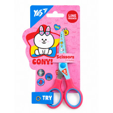 480429 Ножиці YES Line Friends 13 см з принтом на лезі