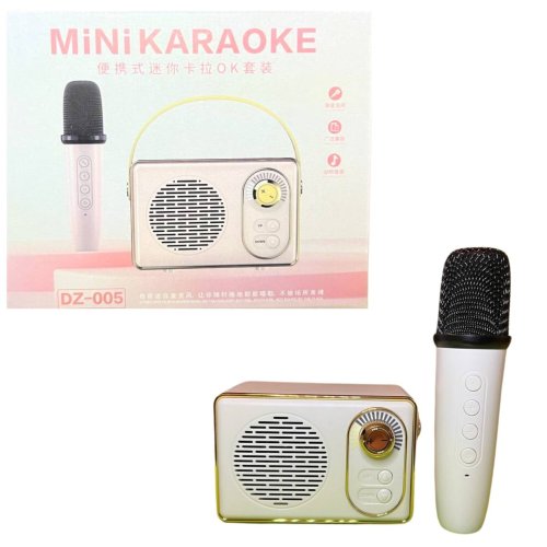 005 DZ Колонка і мікрофон bluetooth, в коробці.